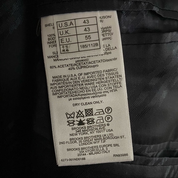 🎉HP | Brooks Brothers Regent Doeskin Wool Blazer - Picture 9 of 14